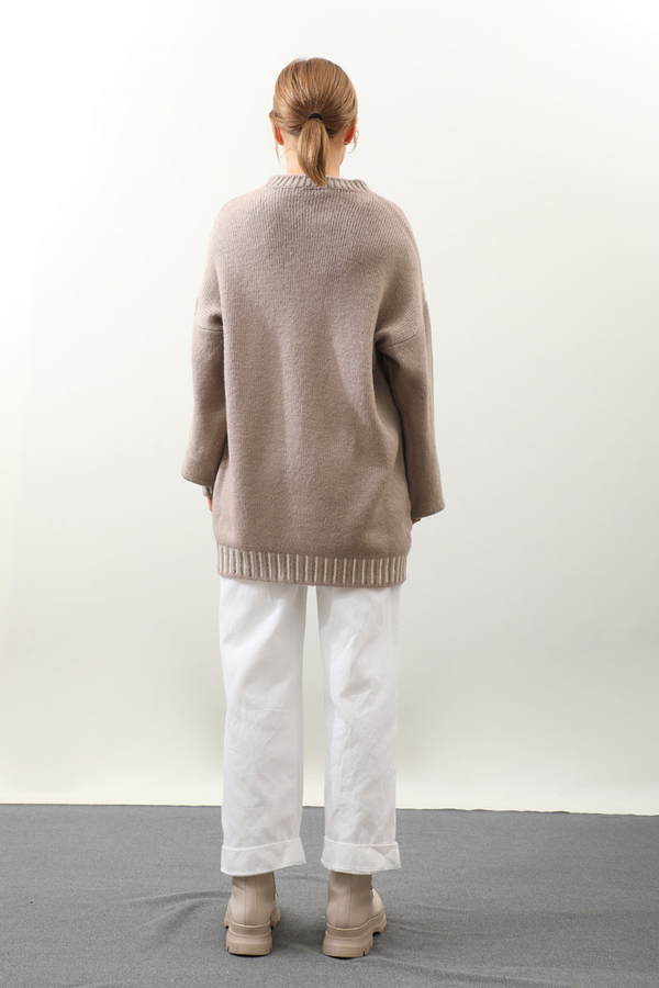 Ribanası İki Renkli Kazak Vizon - 9