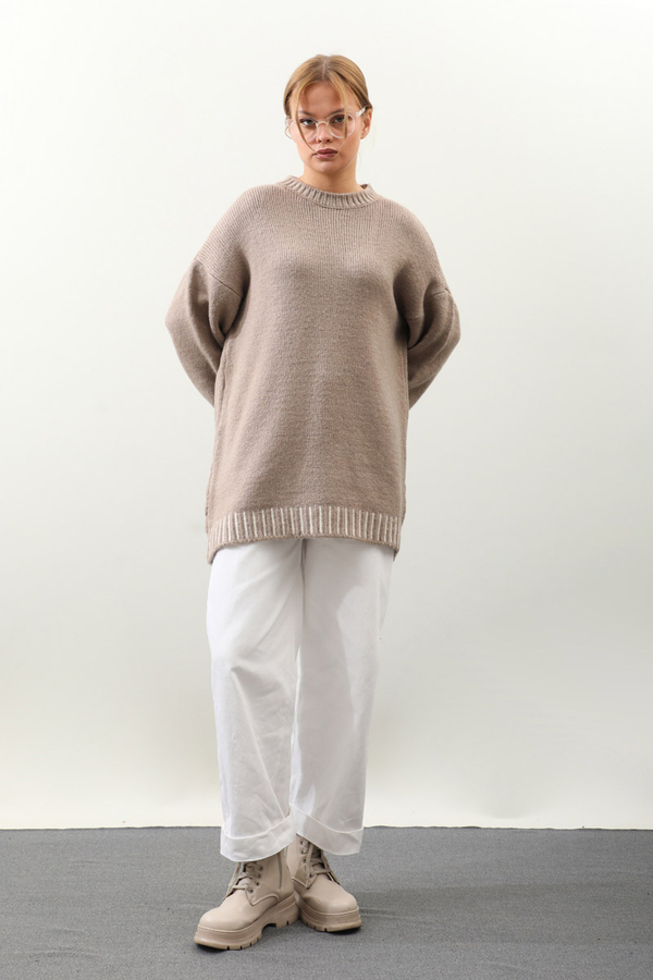 Ribanası İki Renkli Kazak Vizon - 3