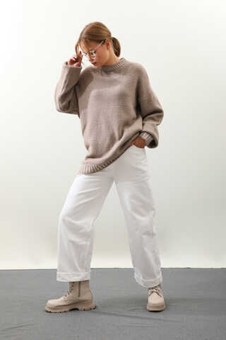 Ribanası İki Renkli Kazak Vizon - 7