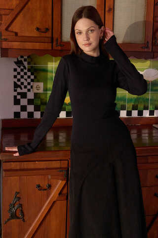 Ribbed Body Top Black - 3