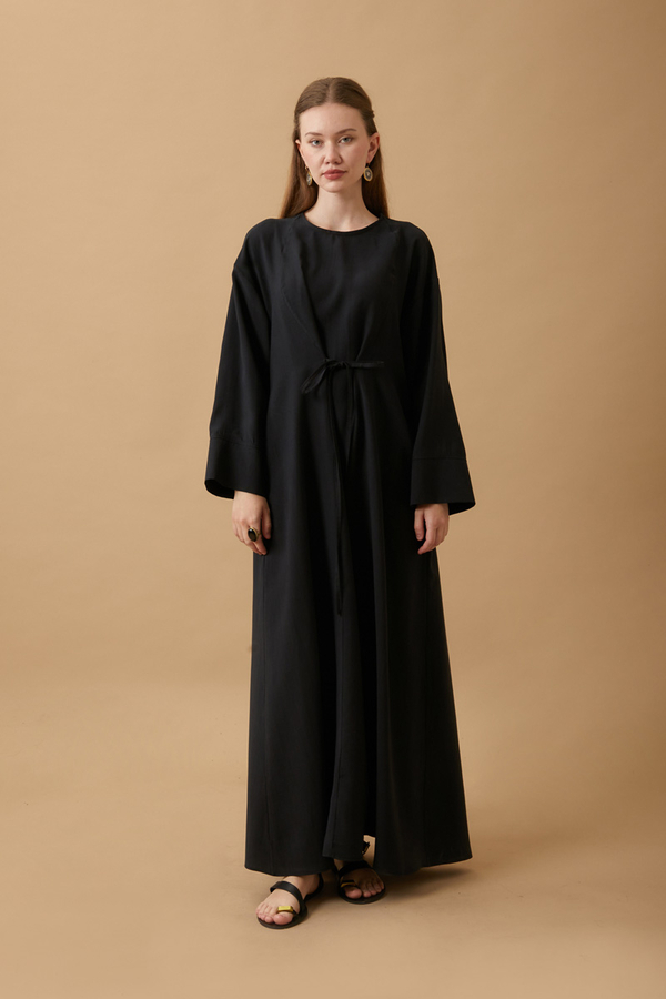Ribbon Detail Dress Black 