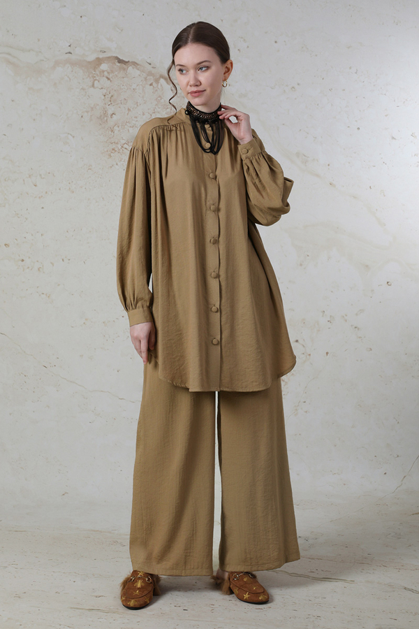 Salaş Pantolon Takım Camel - 1