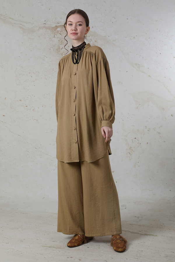 Salaş Pantolon Takım Camel - 3