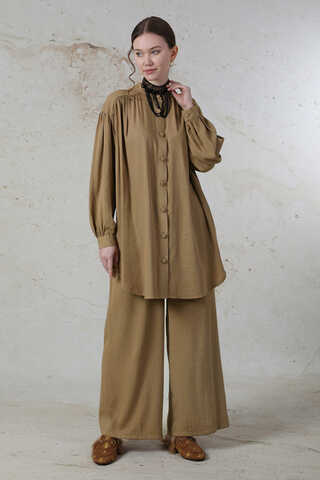 Salaş Pantolon Takım Camel - 1