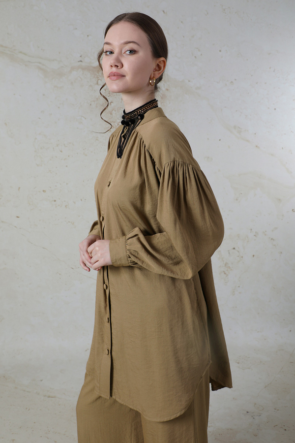 Salaş Pantolon Takım Camel - 4