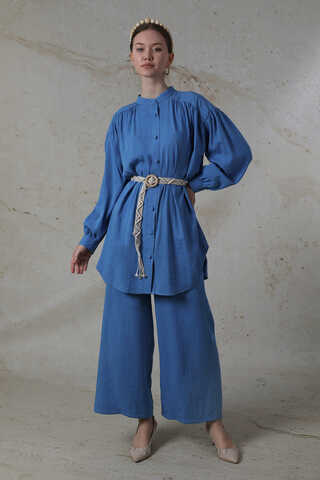 Salaş Pantolon Takım Mavi - 3