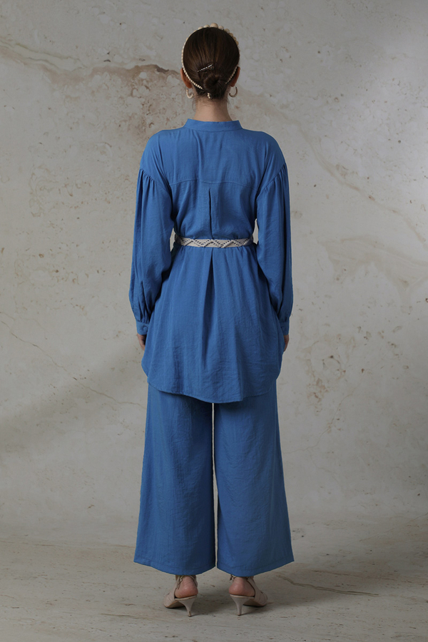 Salaş Pantolon Takım Mavi - 6