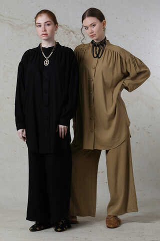 Salaş Pantolon Takım Siyah - 1