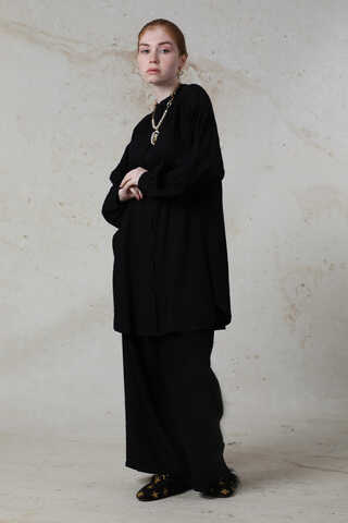 Salaş Pantolon Takım Siyah - 3