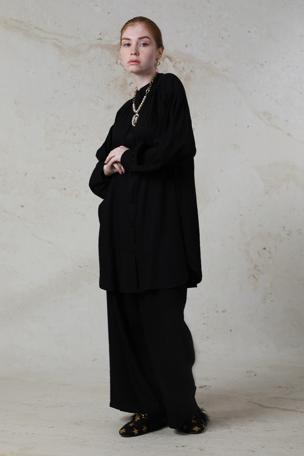 Salaş Pantolon Takım Siyah - 3