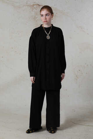 Salaş Pantolon Takım Siyah - 5