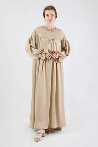 Robalı Saten Elbise Taş - 3