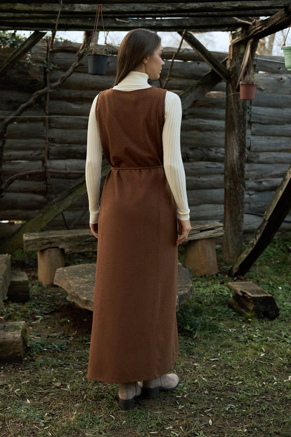 Round Neck Jumper Dress Taba - 8