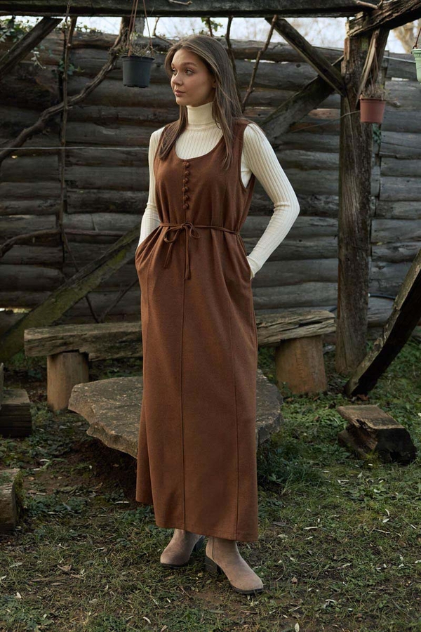 Round Neck Jumper Dress Taba - 7