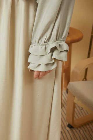 Ruffle Detail Blouse Stone - 6