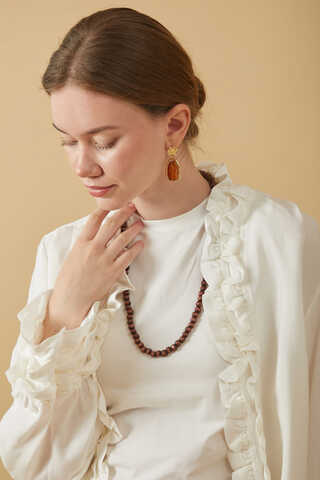 Ruffle Detail Blouse White - 12