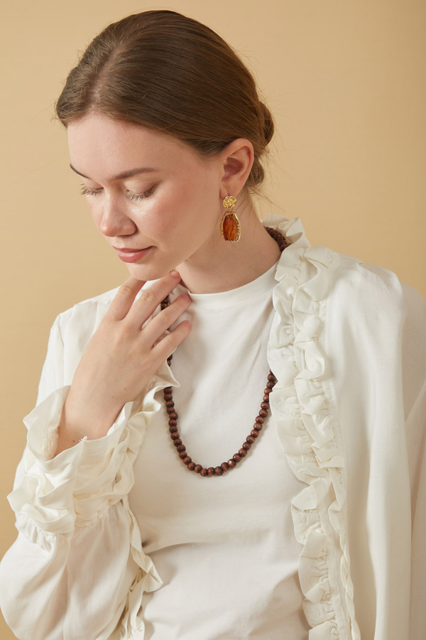Ruffle Detail Blouse White - 12