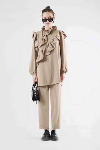 Frilly Suit Cappucino - 1