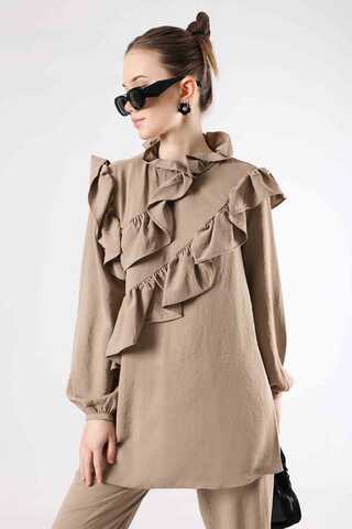 Frilly Suit Cappucino - 2