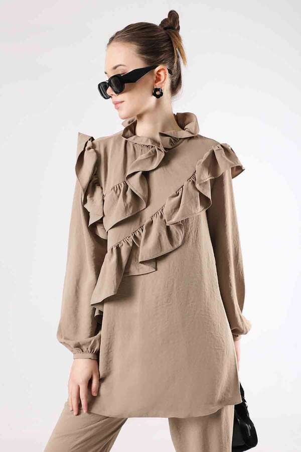 Frilly Suit Cappucino - 2