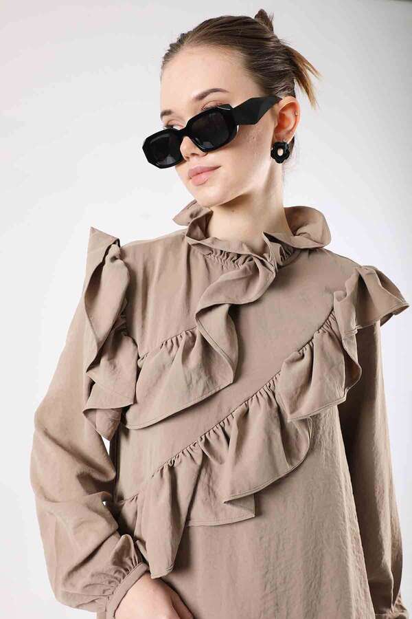 Frilly Suit Cappucino - 3