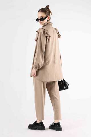 Frilly Suit Cappucino - 5