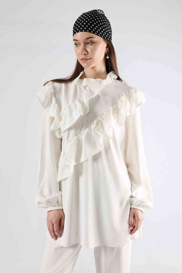 Frilly Suit Ecru - 2