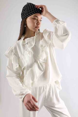 Frilly Suit Ecru - 4