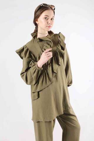 Frilly Suit Khaki - 2