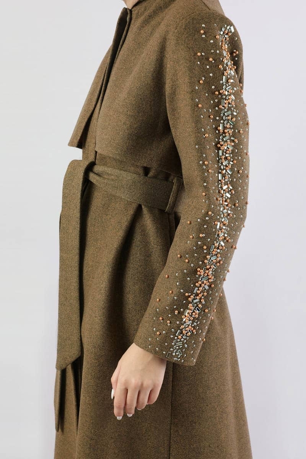 Rüzgarlık Detaylı Taşlı Kaban Taba - 4