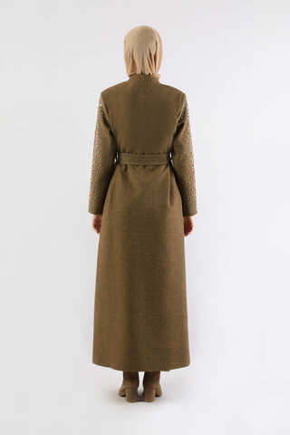 Rüzgarlık Detaylı Taşlı Kaban Taba - 6