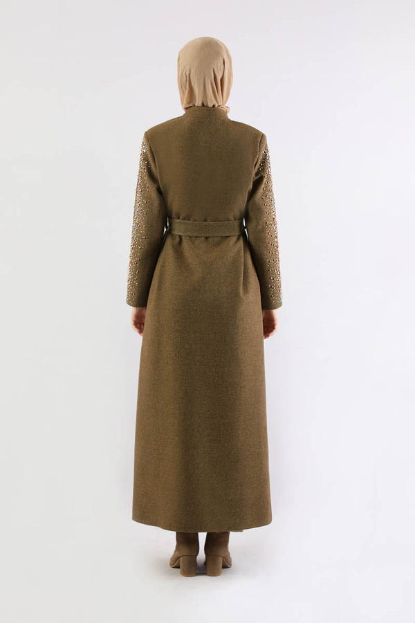 Rüzgarlık Detaylı Taşlı Kaban Taba - 6