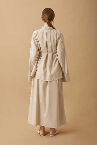 Rüzgarlıklı Keten Etek Takım Taş - 23