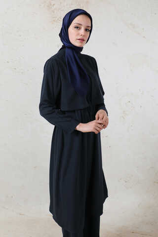 Medine İpeği Rüzgarlıklı Takım  Siyah - 7