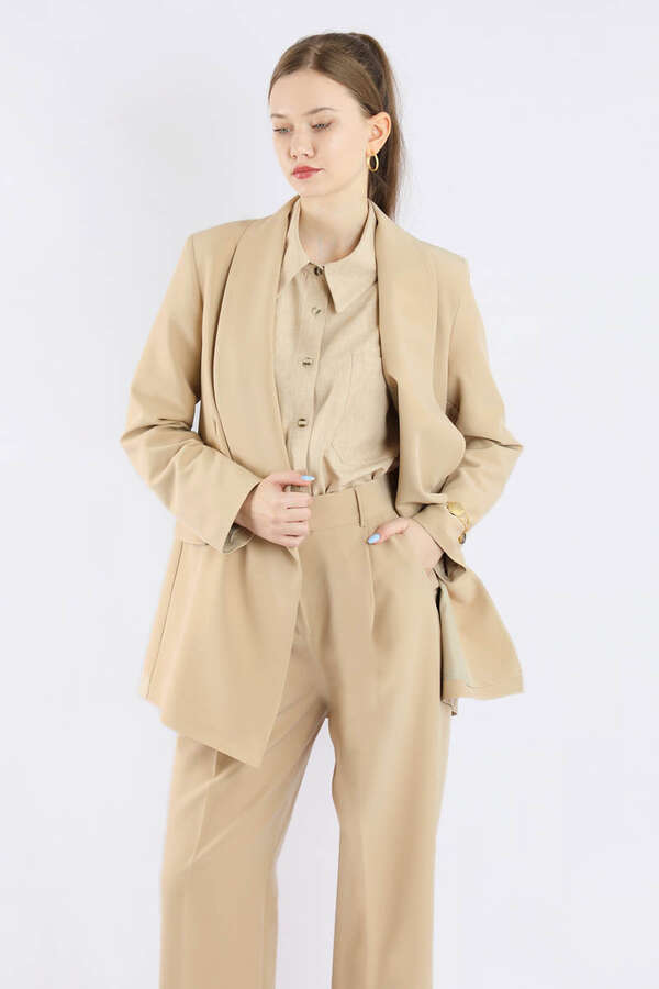 Şal Yaka Ceket Takım Taş - 2