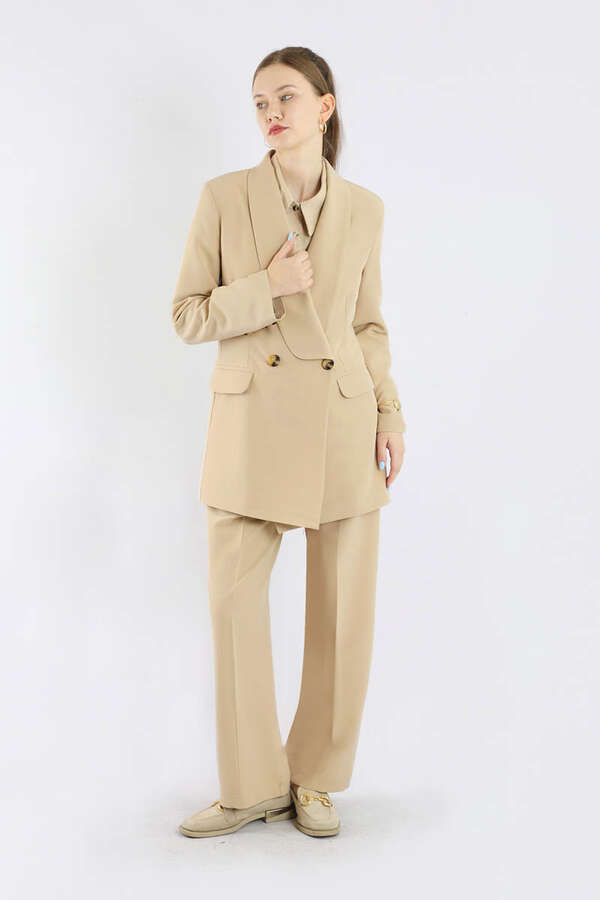 Şal Yaka Ceket Takım Taş - 3