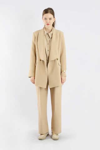 Şal Yaka Ceket Takım Taş - 5