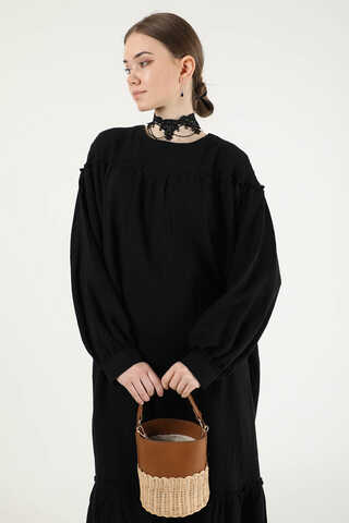 Loose Dress Black - 3