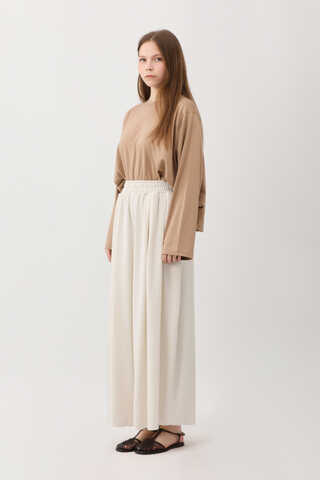 Salaş Modal Pantolon Beyaz - 4