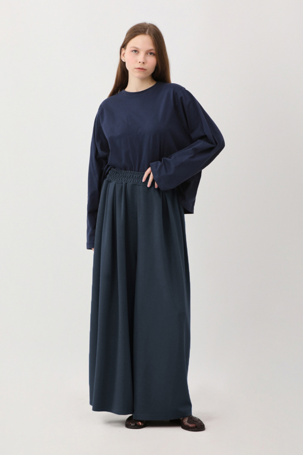 Salaş Modal Pantolon İndigo - 1