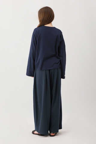 Salaş Modal Pantolon İndigo - 4