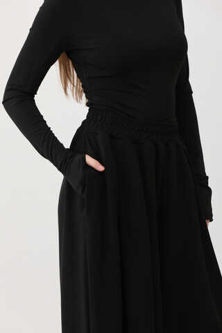 Salaş Modal Pantolon Siyah - 3