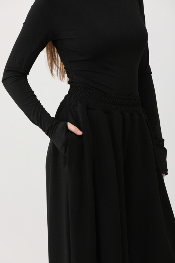 Salaş Modal Pantolon Siyah - 3