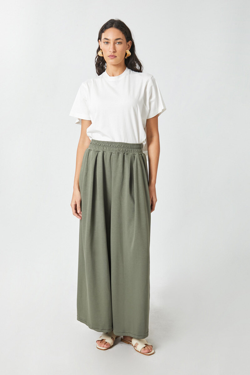 Salaş Modal Pantolon Yeşil - 3