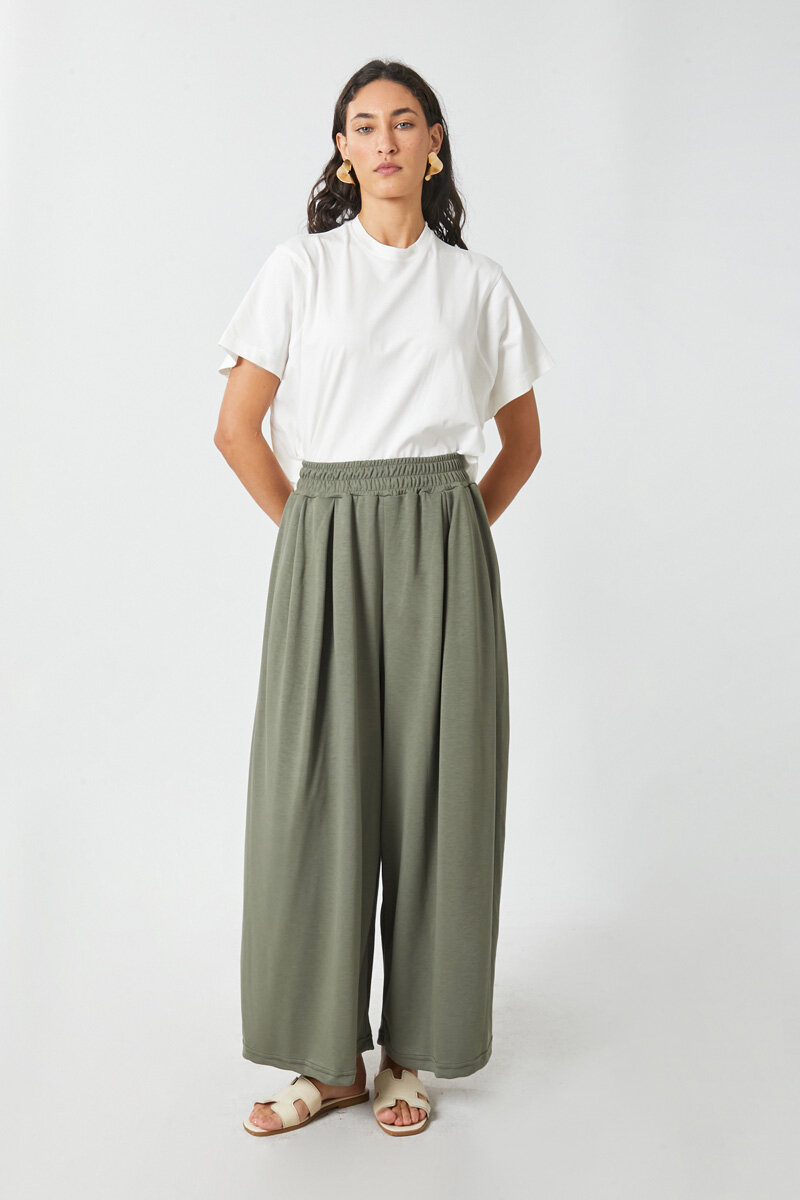 Salaş Modal Pantolon Yeşil - 4