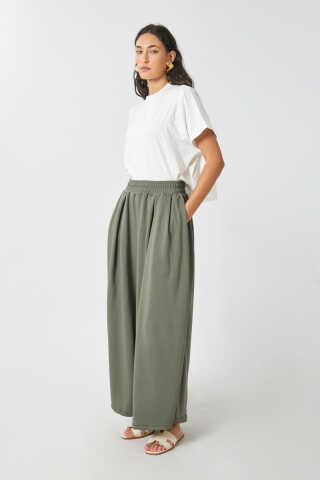 Salaş Modal Pantolon Yeşil - 6