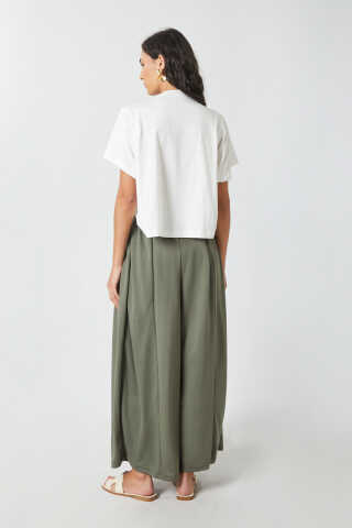 Salaş Modal Pantolon Yeşil - 10