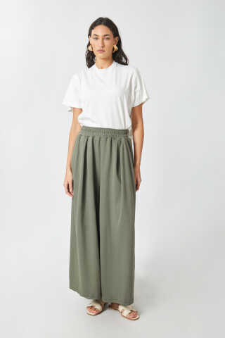 Salaş Modal Pantolon Yeşil - 3