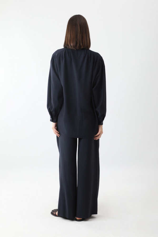 Salaş Pantolonlu Takım Lacivert - 9