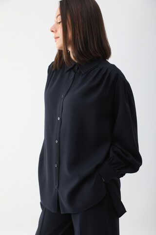 Salaş Pantolonlu Takım Lacivert - 8